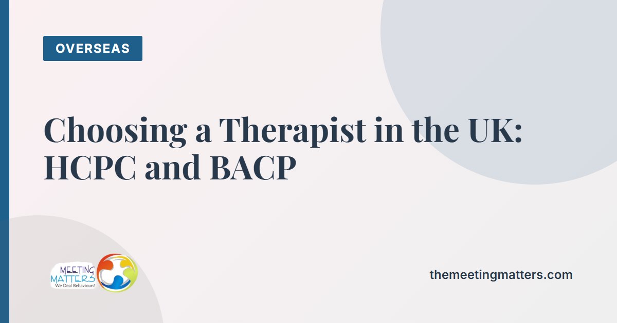 How to Choose a Therapist in the UK as a Pakistani: HCPC, BACP and What the Letters Mean